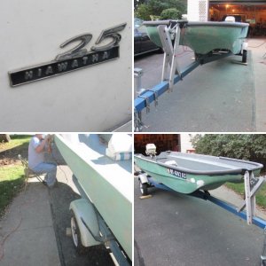 1975 Tuffy Build with 1960 Hiawatha 25hp Outboard