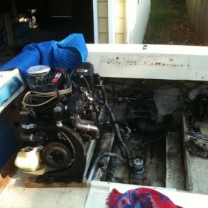 I have room for two more of these motors. But this one runs fine.