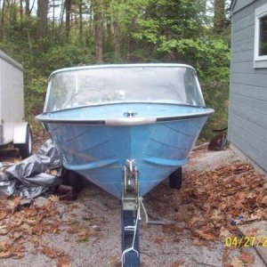 This is what she looke dlike the day I bought her.  72 Starcraft Falcon