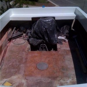 floor is done, ready for carpet