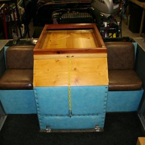 fish/bait station on doghouse