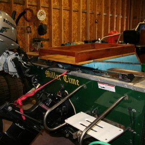 honda kicker on Garelick auxiliary motor mount.