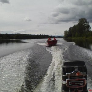 A friend came over for a visit, so we payed arround a bit.