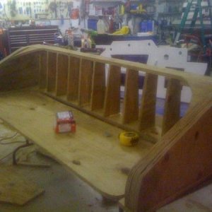 I replaced all wood.  New sofa back.