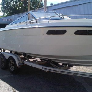 After.....I like it better with no stripes.