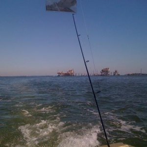 100
10 miles offshore fishing off the coast of galvaston. very rough ride back in