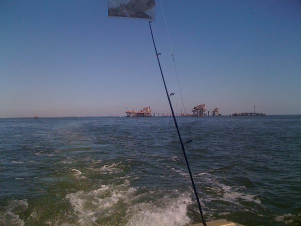 100
10 miles offshore fishing off the coast of galvaston. very rough ride back in