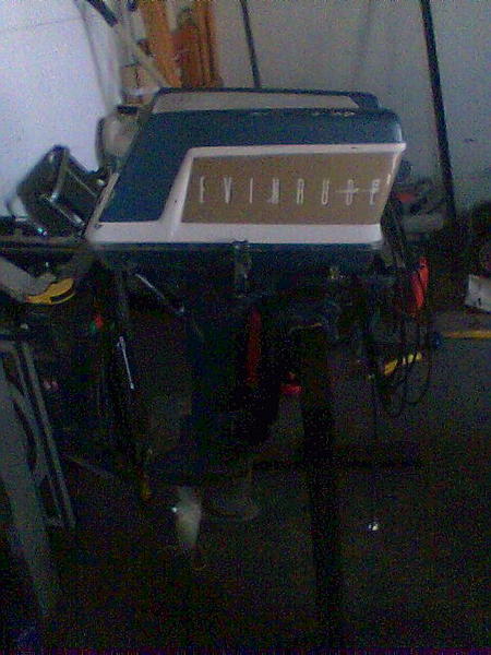 1959 fastwin 18hp evinrude, runs like a charm.