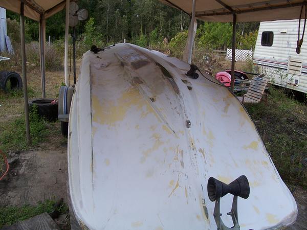 after sanding 
patching and filling