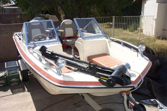 Boat 4
A bow shot. Note motorcycle headlights for illumination!