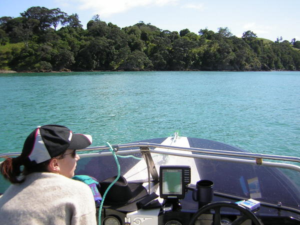 Cruising around Waiheke Island, Auckland New Zealand