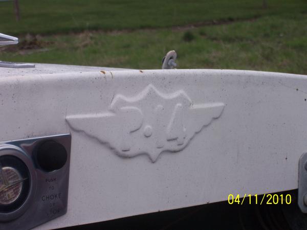 Emblem by Steering wheel