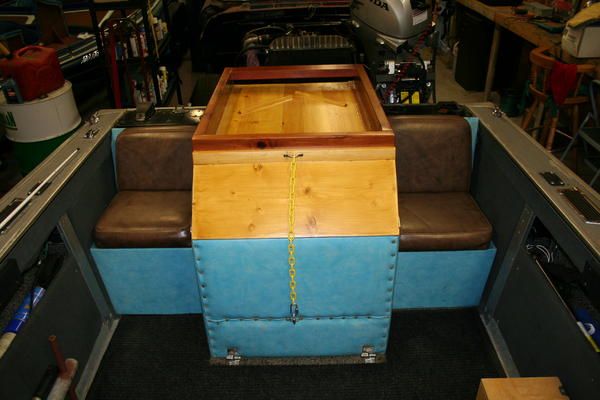 fish/bait station on doghouse