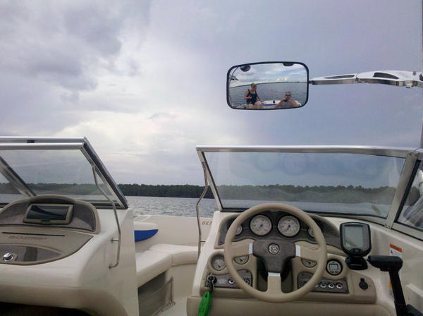 Maiden Voyage. The only way to get both of us in the picture.