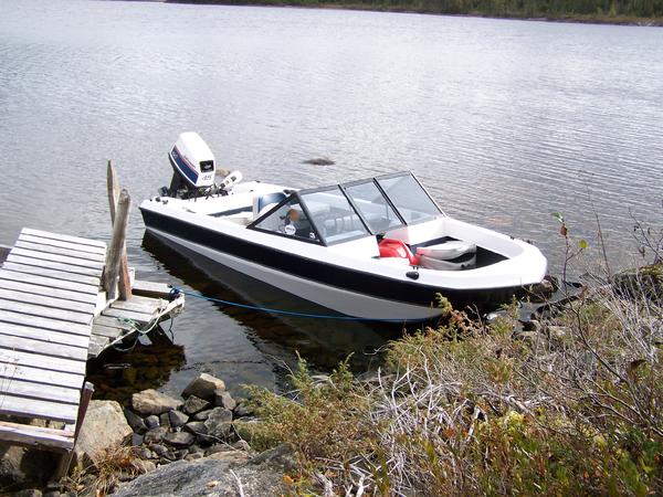 My boat at the cabin.