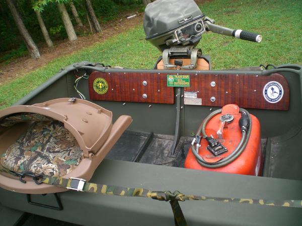 new transom. 

note: that is definitely not a 25 hp either...that was an old Johnson 9.5 i had laying around.