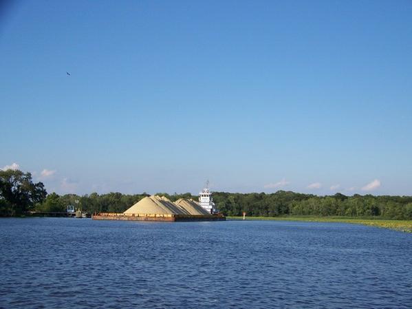 Tug Pushing a Barge