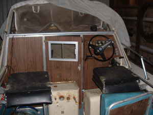 Ugly rusty fuel tanks removed sitting on the floor