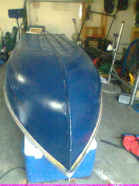 What i nice shine after the 2nd coat of paint.  Looking beauty.